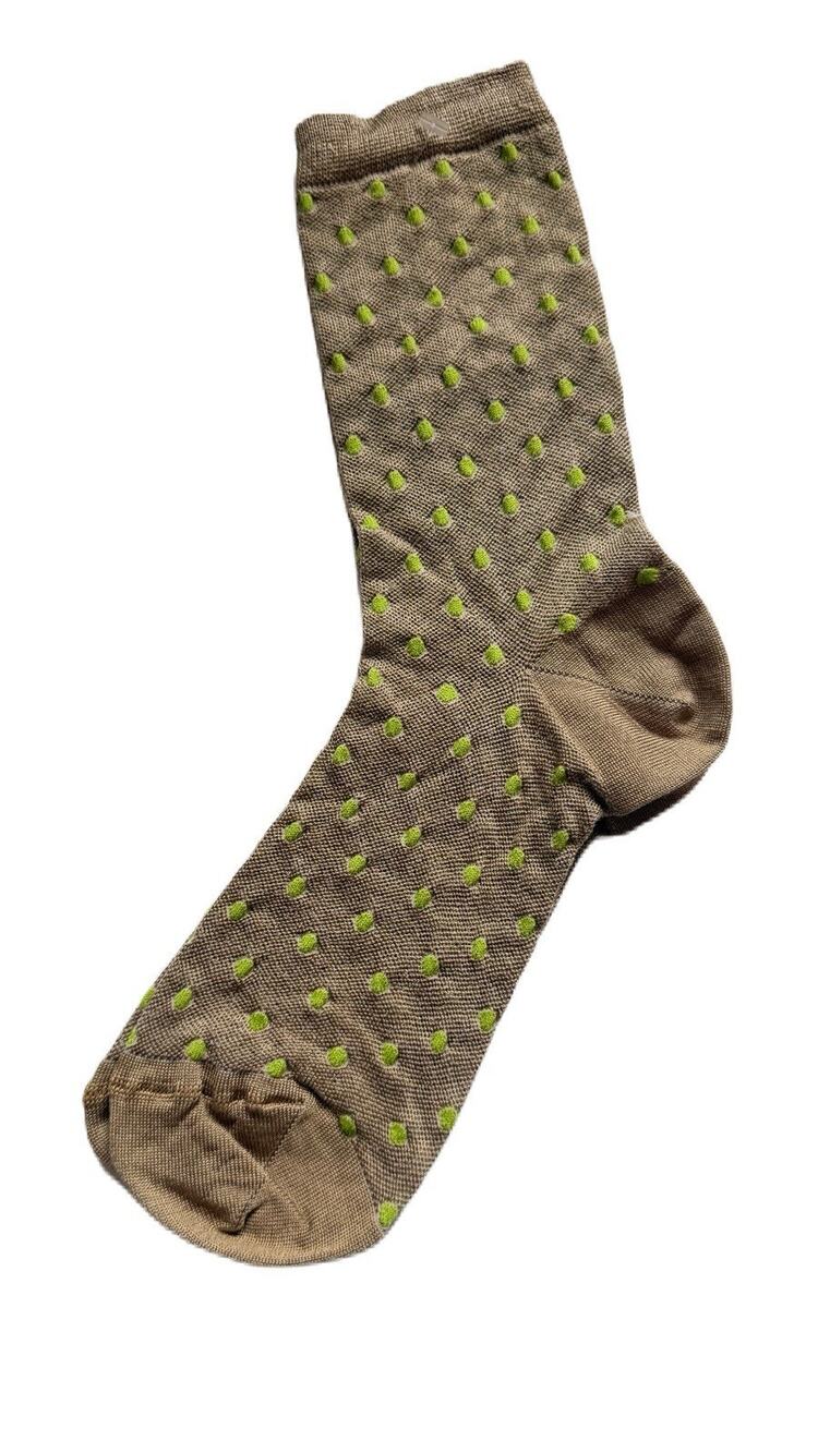 Maria La Rosa Silky Beige Socks New